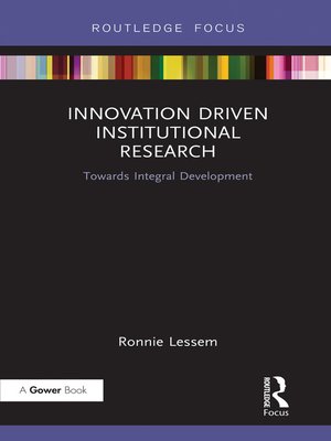 cover image of Innovation Driven Institutional Research